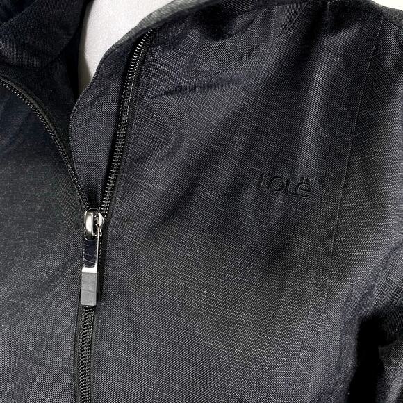 Lole Isabelle Jacket Black Womens XS Hooded Lightweight Packable Travel Raincoat - Picture 6 of 12